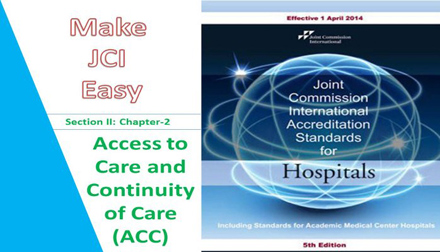 Make JCI Easy - Access To Care And Continuity OF Care (ACC)